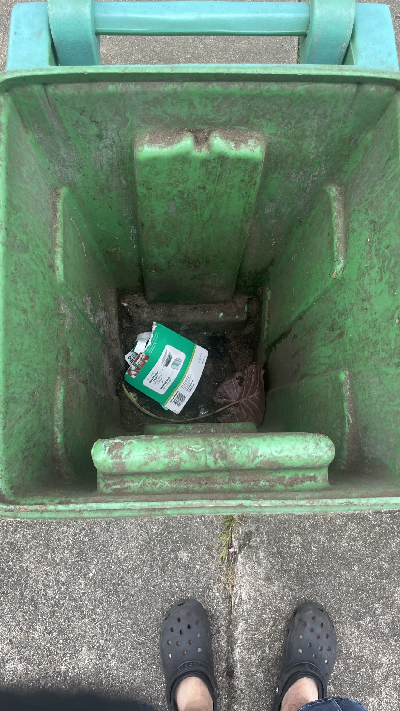 Dirty Green Compost Bin